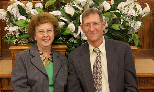 Willie Bailey with wife Omia