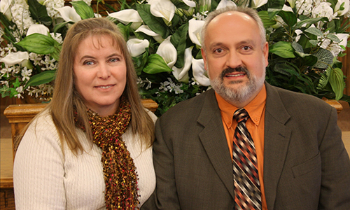 George Hunter with wife Billie